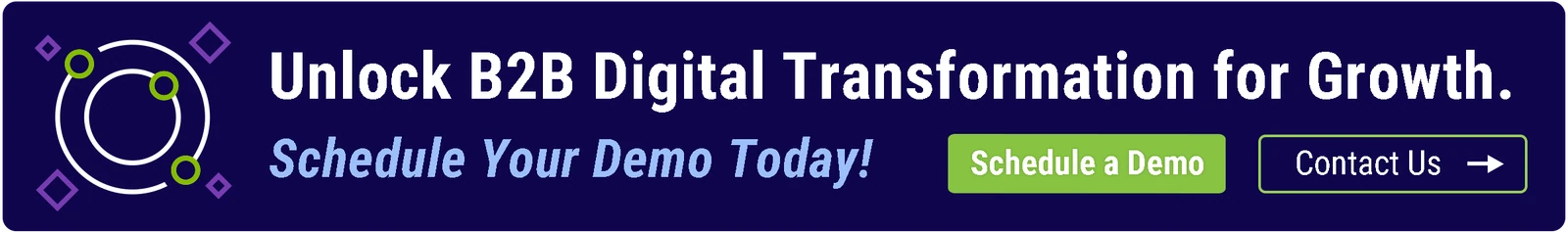Experience the Benefits of B2B Digital Transformation for Business Growth. Schedule Your Demo Today!