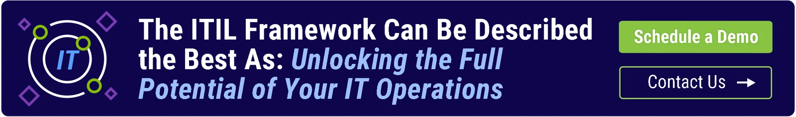 ITIL Framework Can Be Described the Best As: Unlocking the Full Potential of Your IT Operations