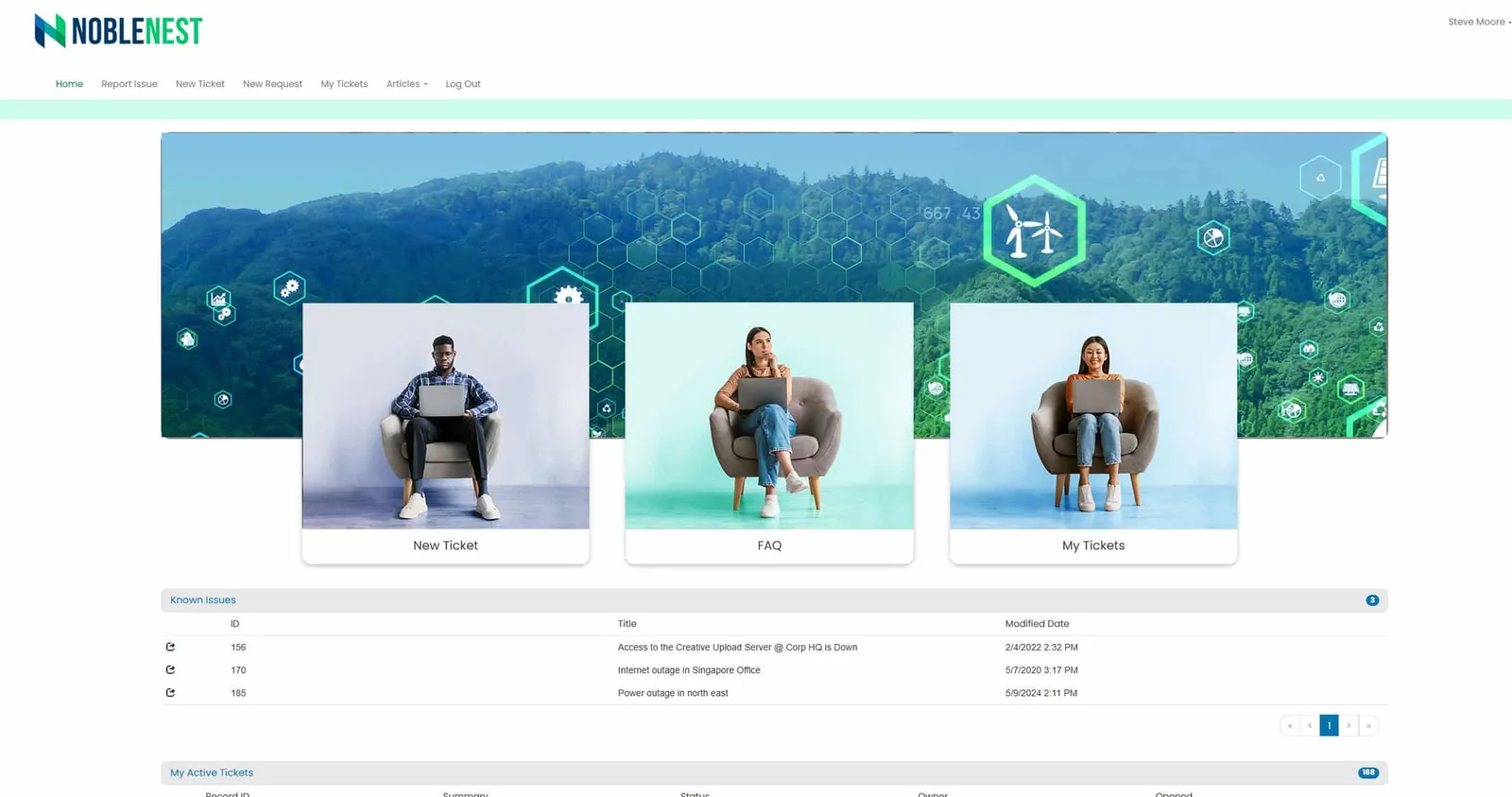 noblenest-self-service-portal-mockup How a Self-Service Portal Transforms IT Support | Vivantio Demo