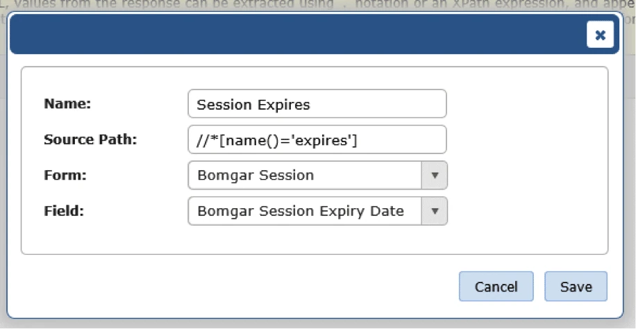 screenshot of beyondtrust vivantio response fields